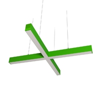 Cветодиодный дизайнерский светильник SVS X-Type (зеленый)