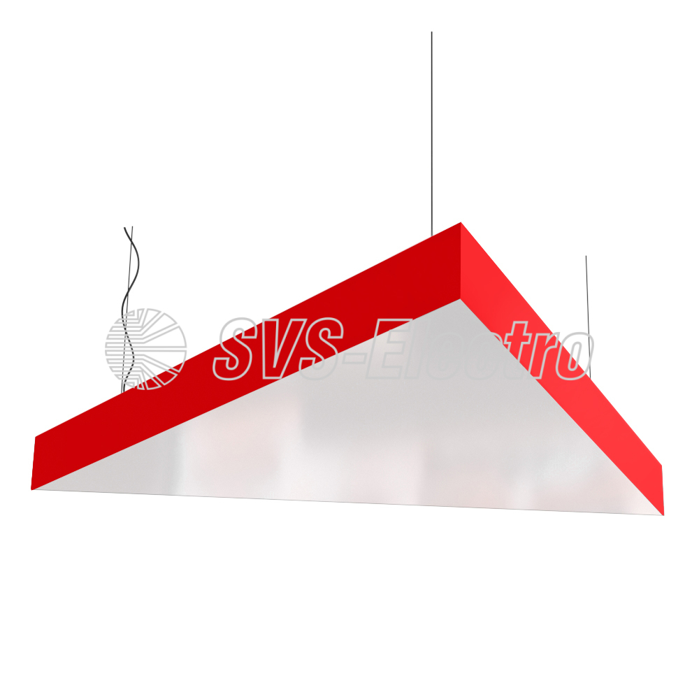 Cветодиодный дизайнерский светильник SVS Triangle (красный)