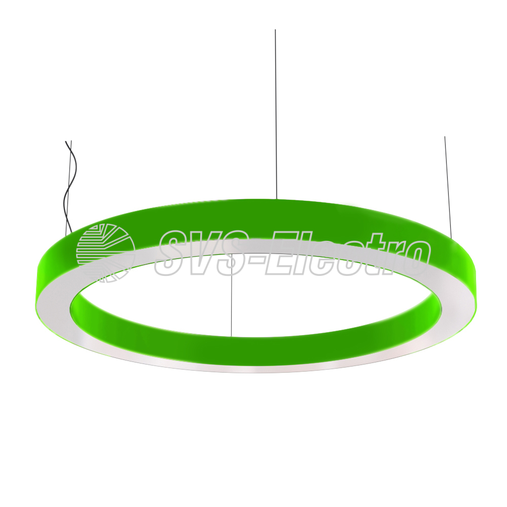 Cветодиодный дизайнерский светильник SVS H-Ring (зеленый)