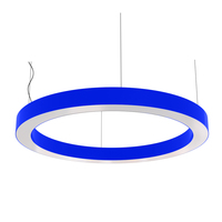 Cветодиодный дизайнерский светильник SVS H-Ring (синий)